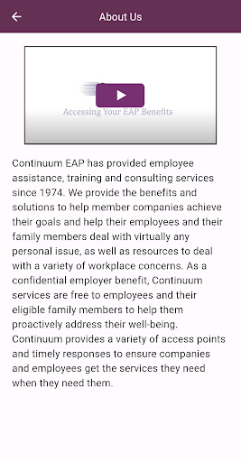 Continuum EAP Screen 3