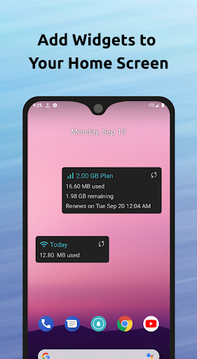 Data Usage Alert + Speed Meter Screen 3