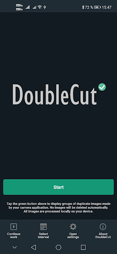 Android application DoubleCut screenshort