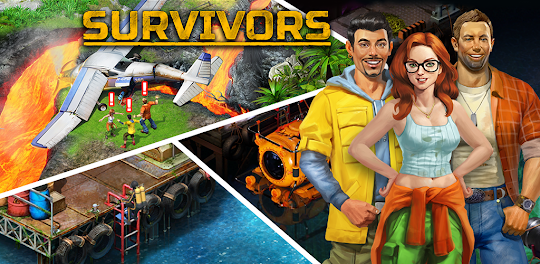 Survivors: マッチ3パズルを楽しむクエストゲーム