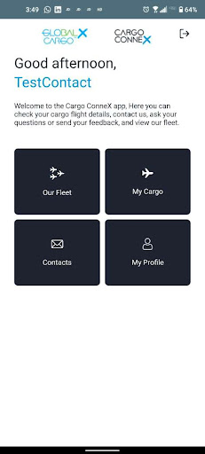 Cargo ConneX Screen 3