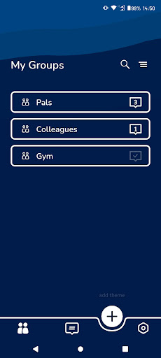 Android application DiscussLater screenshort