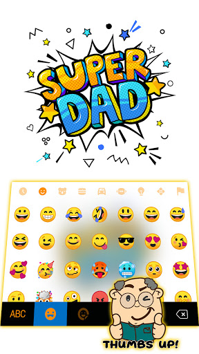 Super Dad Keyboard Background Screen 3