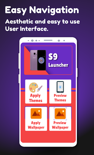 Android application S9 Theme Launcher for Samsung screenshort
