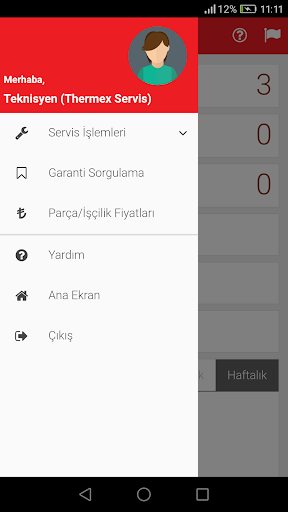 Thermex Mobil Teknisyen Screen 3