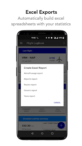Screenshot of Flight Logbook Lite