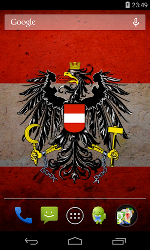 Flag of Austria Live Wallpaper Screen 2