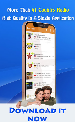 Country radio stations Screen 3