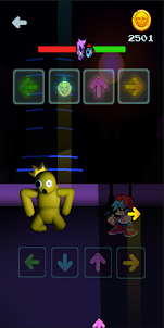 Purple Rainbow Friends FNF Mod