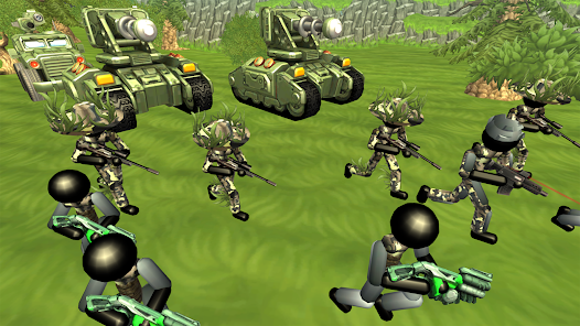 Stickman Tank Battle Simulator screenshots 10