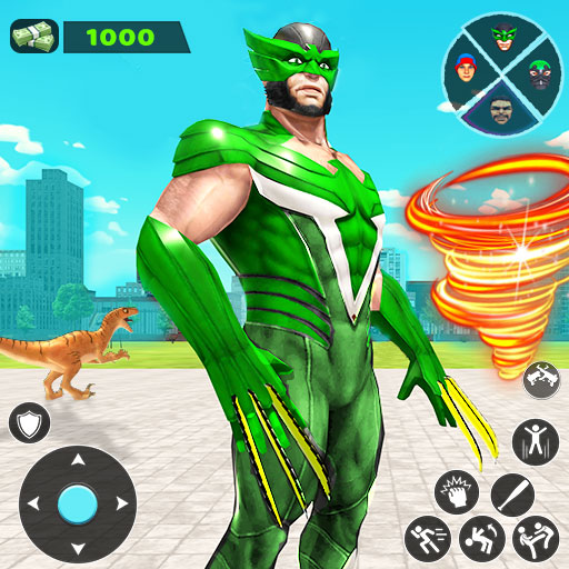 Superhero Open World Car Games logo