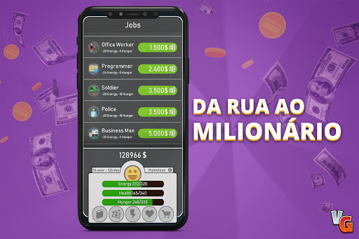 Visualização do aplicativo
