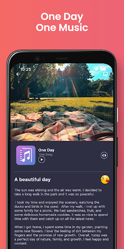 Android application Musiary: Daily Music Memories screenshort