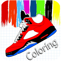 Basketball Shoes Coloring Book