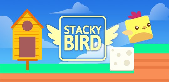 Stacky Bird: Corrida divertida