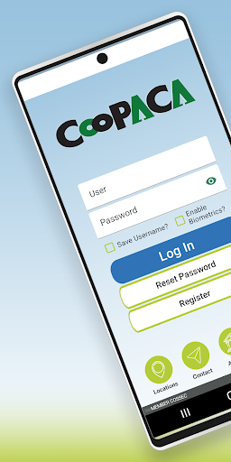 Android application CooPaca Móvil screenshort