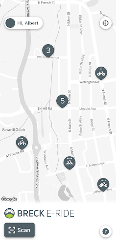 Android application Breck E-Ride screenshort