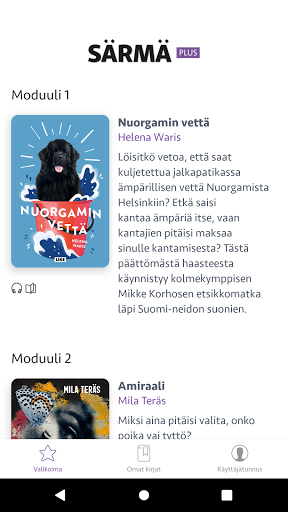 Android application Särmä Plus screenshort