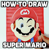 How to Draw a Super Mario icon