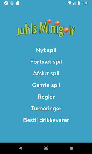 Android application Juhls Minigolf screenshort