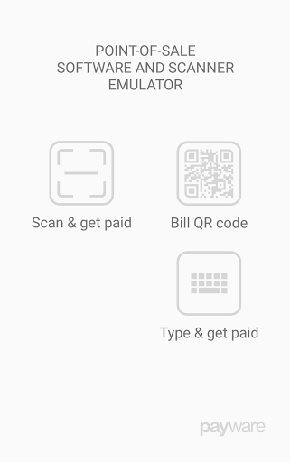 Android application PointOfSale / Scanner Emulator screenshort