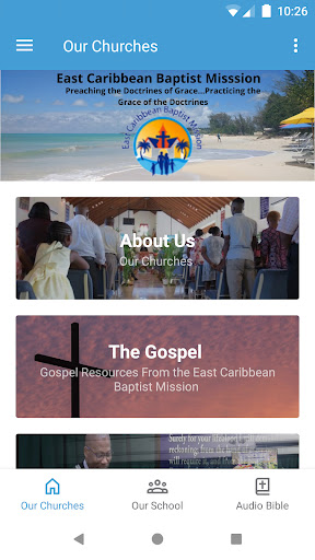 Android application ECBM-Antigua Reformed Baptists screenshort