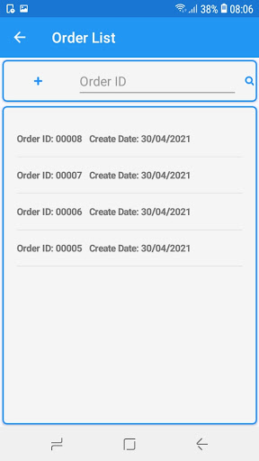 PDI/Envoy HHT Application Screen 3
