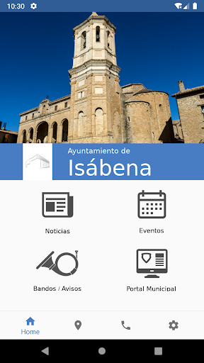 Android application Ayuntamiento de Isábena screenshort