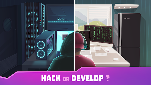 Hacker ou Dev Tycoon? Tap Sim