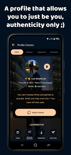 Android application Neno: Network from Anywhere screenshort