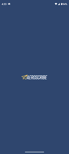 Android application Aeroscribe BETA screenshort