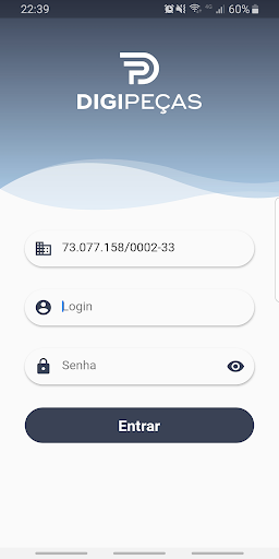 Android application Digipeças Plus screenshort