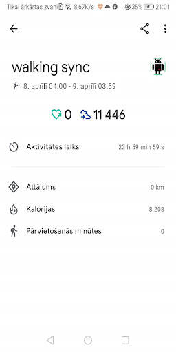 Android application HealthyMe screenshort