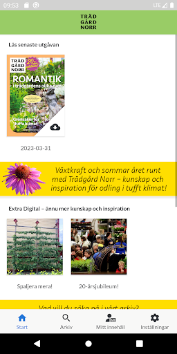 Android application Trädgård Norr screenshort