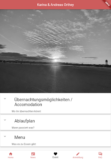 Android application TheOrtheys screenshort