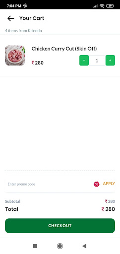 Android application Kitendo screenshort