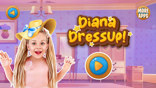 Android application Diana Make Up - Dress Up Game screenshort