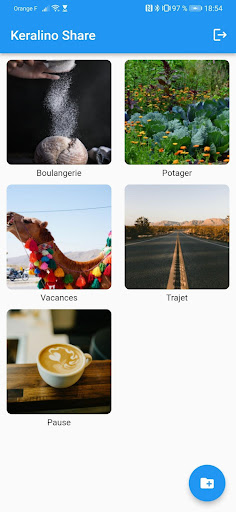 Android application Keralino Share screenshort