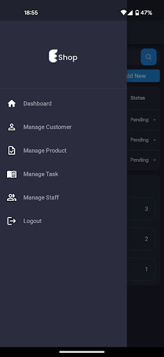 Android application NP Task screenshort