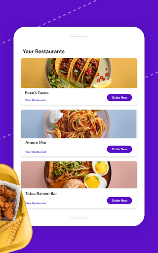 Screenshot of Dine by Wix