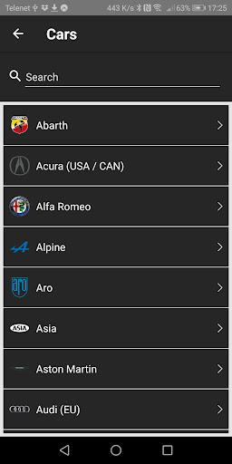 Wolf Product Finder Screen 2
