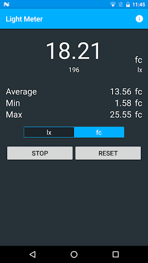 Light Meter Screen 2
