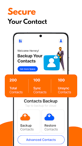 Contacts Backup Cloud Transfer