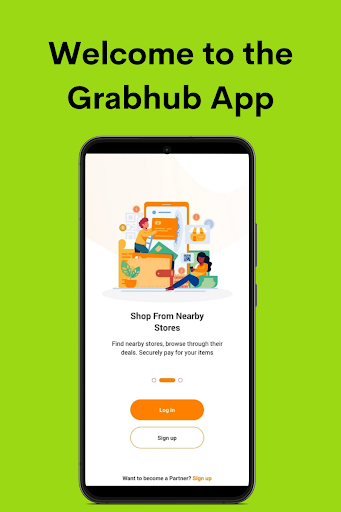 Android application Grabhub: Reduce Food Waste screenshort