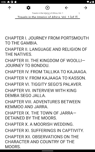 Book, Travels in the Interior Screen 3