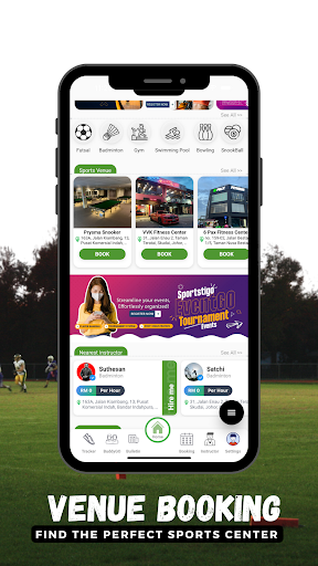 Android application Sportstigo screenshort