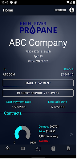 Android application Kern River Propane screenshort