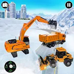 Cover Image of 下载 Snow Road Crane Excavator Simulator  APK