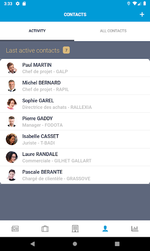 MobiCRM Screen 2