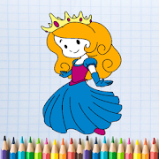 ColorPics: A Little Princess Coloring Game - FREE